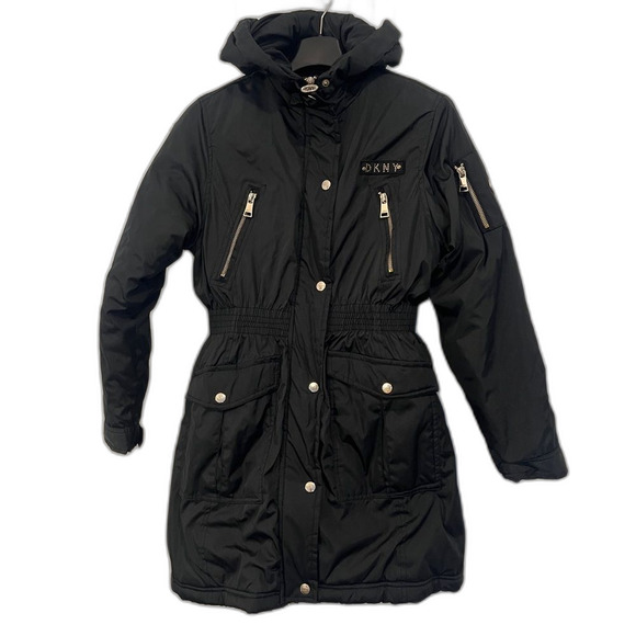 DKNY WOMEN’S PUFFER COAT - SIZE LARGE - Picture 1 of 6